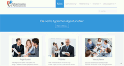 Desktop Screenshot of pfaffinger-consulting.de
