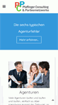 Mobile Screenshot of pfaffinger-consulting.de